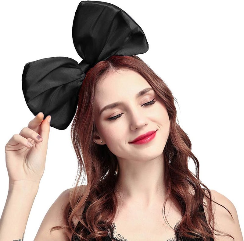 BUTITNOW BUYITNOW Women Huge Bow Headband Cute Bowknot Hair Hoop for Halloween Cosplay - Image 1